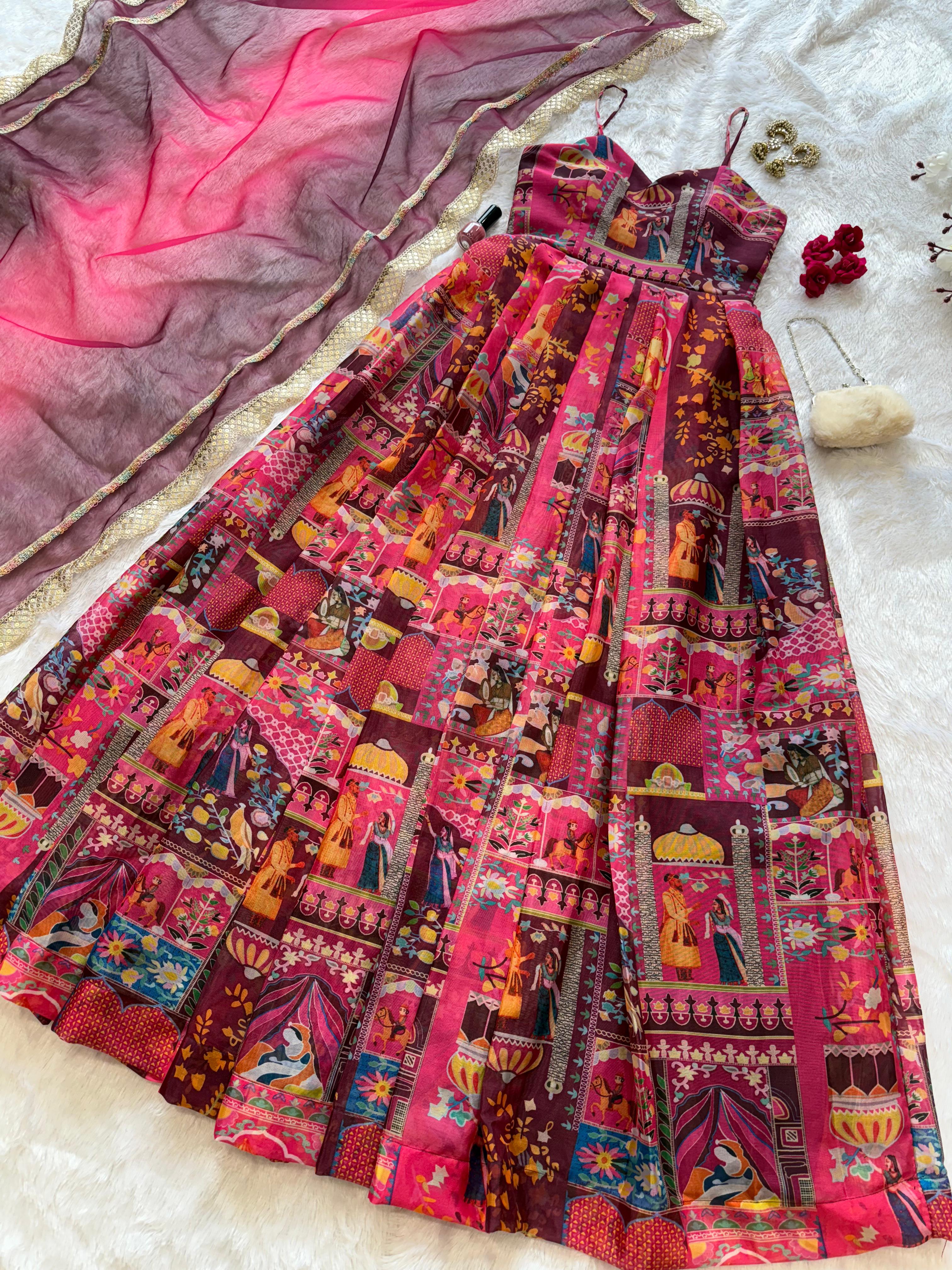 Maverick Fusion Anarkali Gown